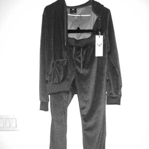 White Mark Jacket Set